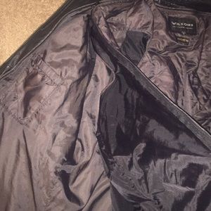 Wilson’s leather coat